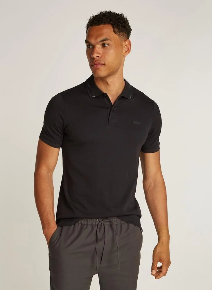 كالفن كلاين Essential Textured Polo Shirt