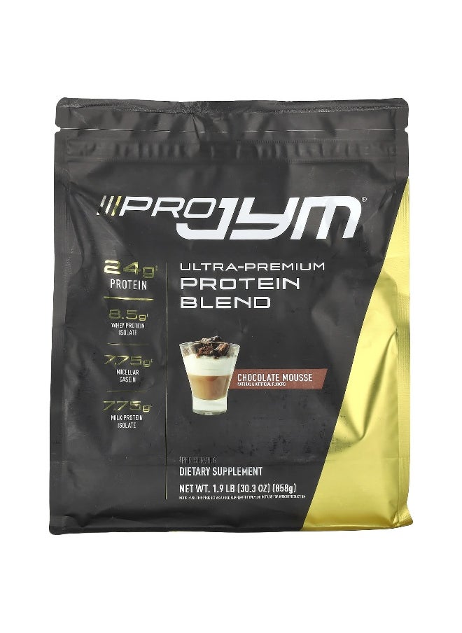 JYM Supplement Science - JYM Supplement Science, Pro JYM, Ultra-Premium Protein Blend, Chocolate Mousse, 1.9 lb (858 g) - Image 1