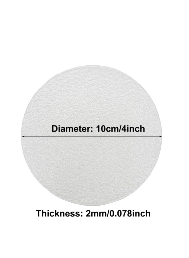 Clear Anti Slip Tape, Round Coaster, Diameter 10cm/4inch, Transparent Grip Tape Non-Slip Adhesive Tape Indoor/Outdoor Stair,Tubs, Boats, Bar Table - Image 5