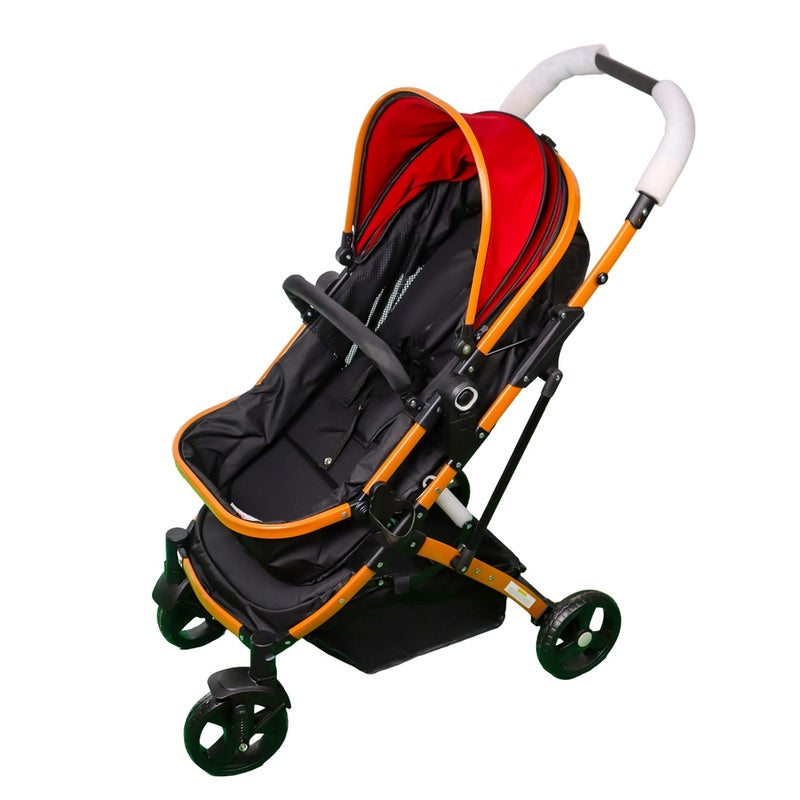 Baby Stroller 2 in 1 Highland Stroller Red - A8188S-1 - Image 1
