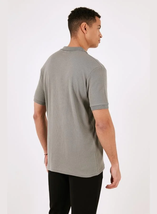 Buratti  Buratti Cotton Regular Fit Half Zipper 3-Pack Polo Collar T-Shirt Men's Polo Collar T-Shirt 5902738S3 for Men | Best Price UAE