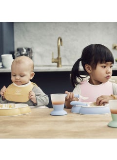 invalid brand Soft Plastic Bib Set - Powder Yellow  - Image 2