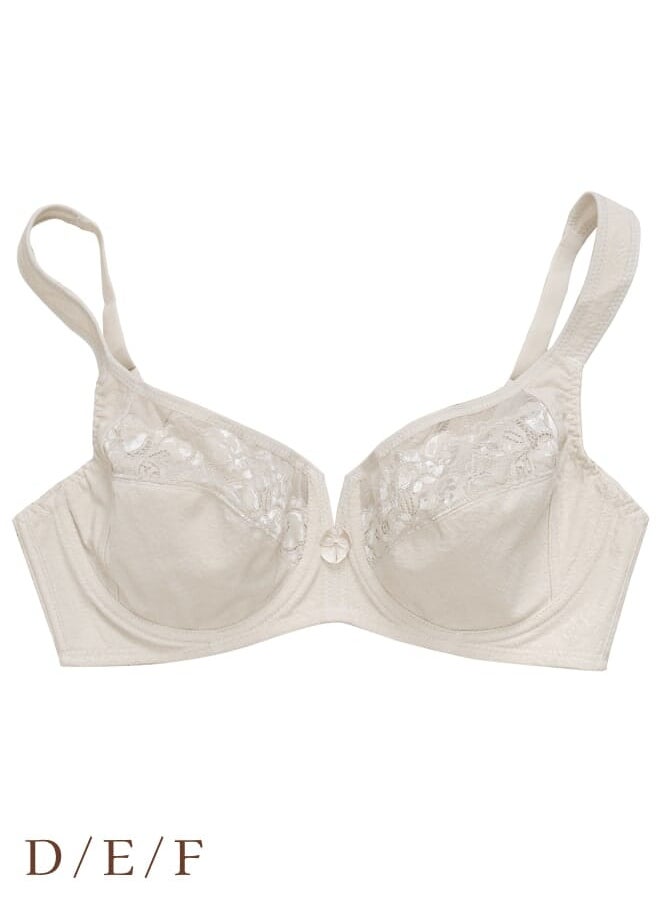 Every Woman Knows Bust Lifting Wireless Bra with Wide Adjustable Straps and No Underwire 36-48 DEF  - Image 4