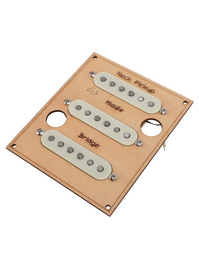 Thoraya - Single Coil Pickup Set Neck Middle Bridge Pickups Alnico 5 Magnet Pickups for Strat Style Electric Guitar 52mm Spacing - Image 1