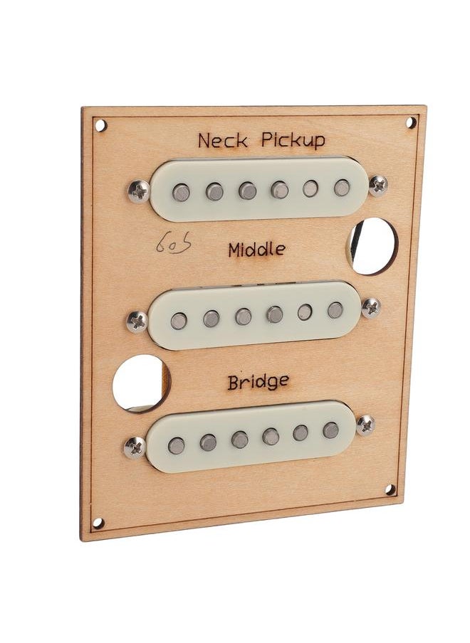 Thoraya - Single Coil Pickup Set Neck Middle Bridge Pickups Alnico 5 Magnet Pickups for Strat Style Electric Guitar 52mm Spacing - Image 1