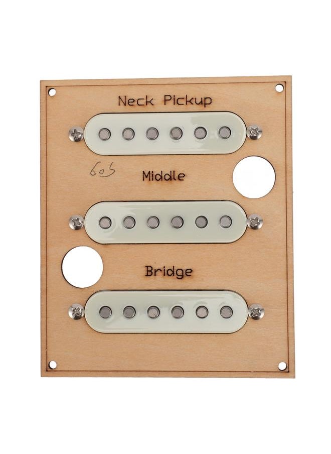 Thoraya - Single Coil Pickup Set Neck Middle Bridge Pickups Alnico 5 Magnet Pickups for Strat Style Electric Guitar 52mm Spacing - Image 1
