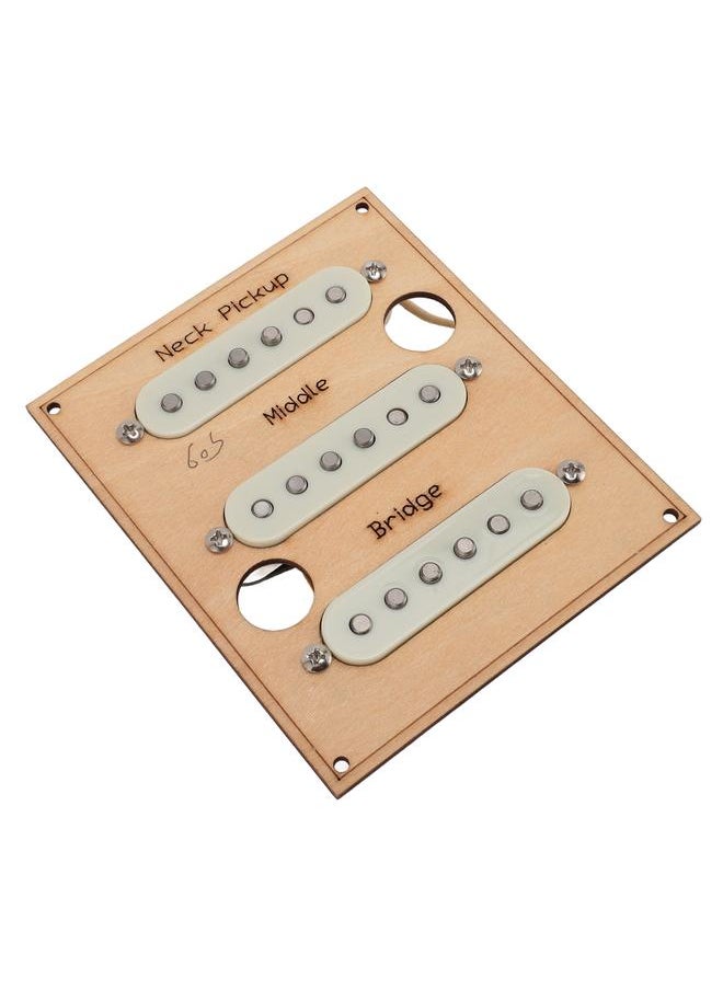 Thoraya - Single Coil Pickup Set Neck Middle Bridge Pickups Alnico 5 Magnet Pickups for Strat Style Electric Guitar 52mm Spacing - Image 1
