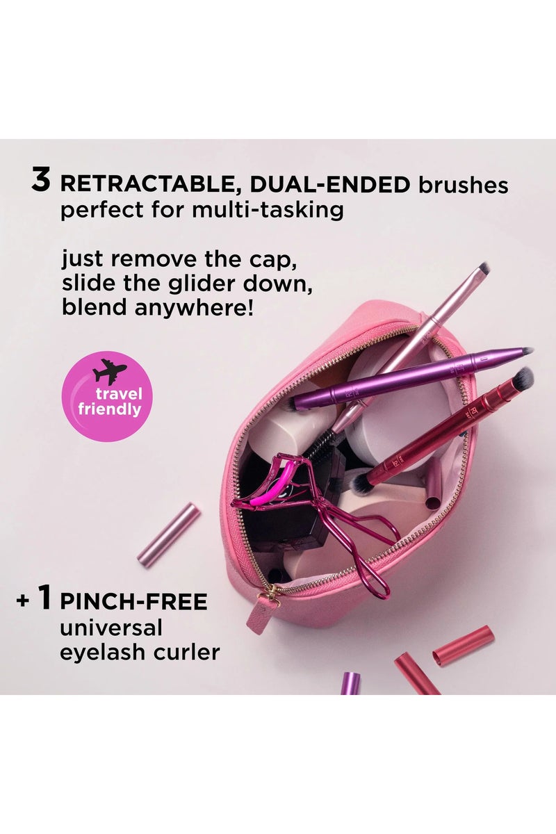 REAL TECHNIQUES Double Time Brush + Lash Kit, 4 Piece Set - Image 5