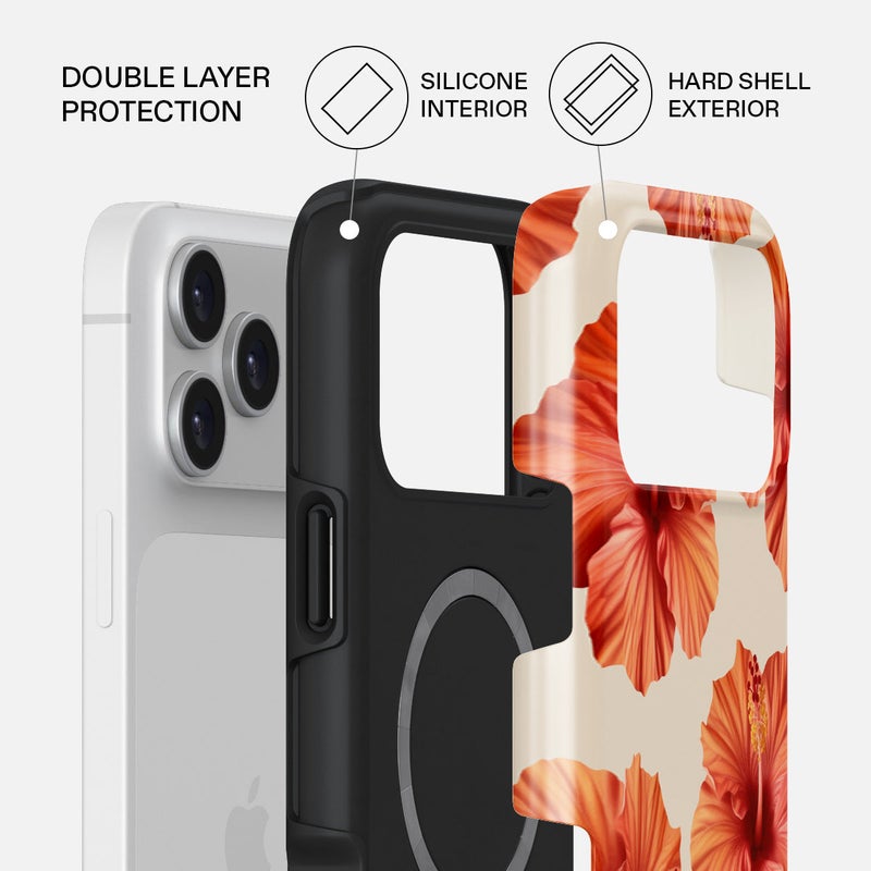 Burga iPhone 17 Pro Bonita Premium Case Compatible with Hybrid Dual-Layer Hard Shell + Silicone Protection - Scratch-Resistant Shockproof Mobile Cover - Image 2