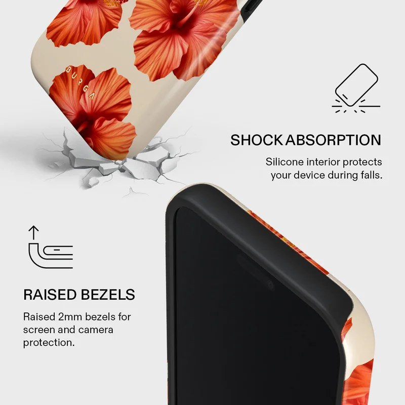 Burga iPhone 17 Pro Bonita Burga iPhone 17 Pro Bonita Premium Case Compatible with Hybrid Dual-Layer Hard Shell + Silicone Protection - Scratch-Resistant Shockproof Mobile Cover  | Best Price UAE