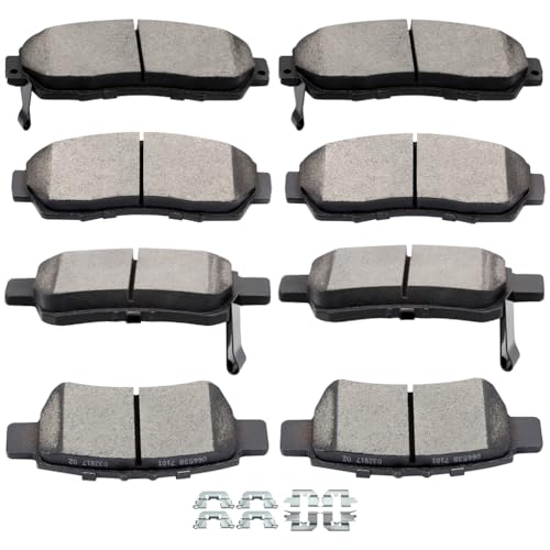 SCITOO Ceramic Brake Pad Front Rear Disc Set fit for 2005 2006 2007 2008 2009 2010 for Honda Odyssey - Image 1