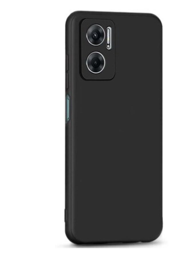 Protective Cover For Redmi Note  11E , Slim Fit Soft Back TPU Case Flexible Silicone Cover Compatible For Redmi Note 11E - Black
