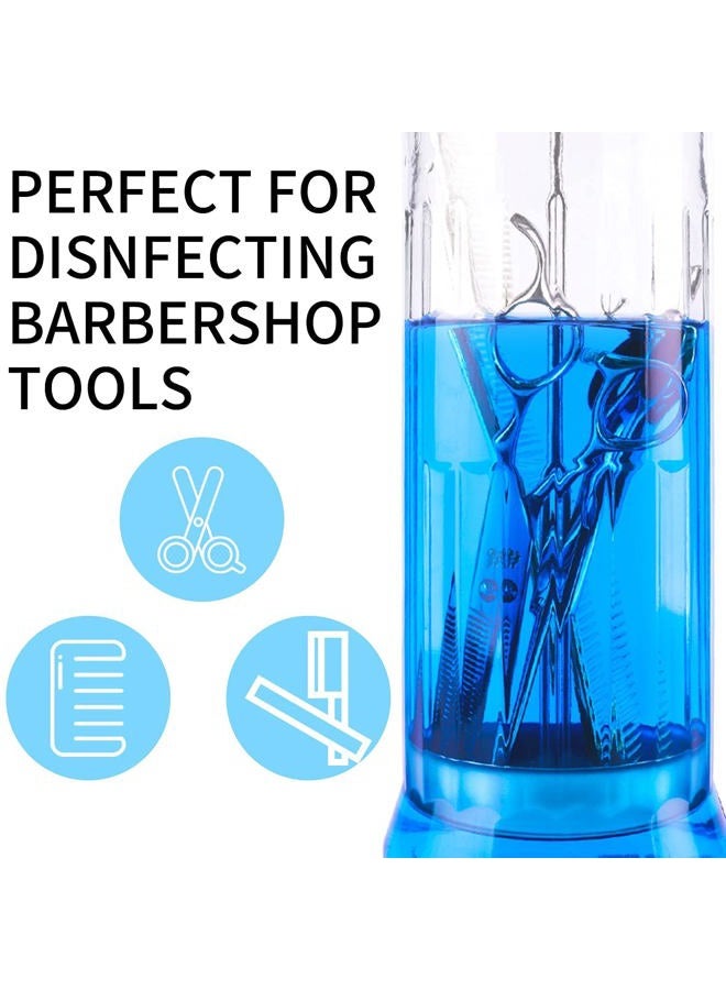 ZIBARBER Glass Disinfectant Jar, 50 Oz Large Sterilizing Jar for Manicure & Pedicure Implements, Salon Barber Tools - 11.7"H x 3.8"W - Image 4