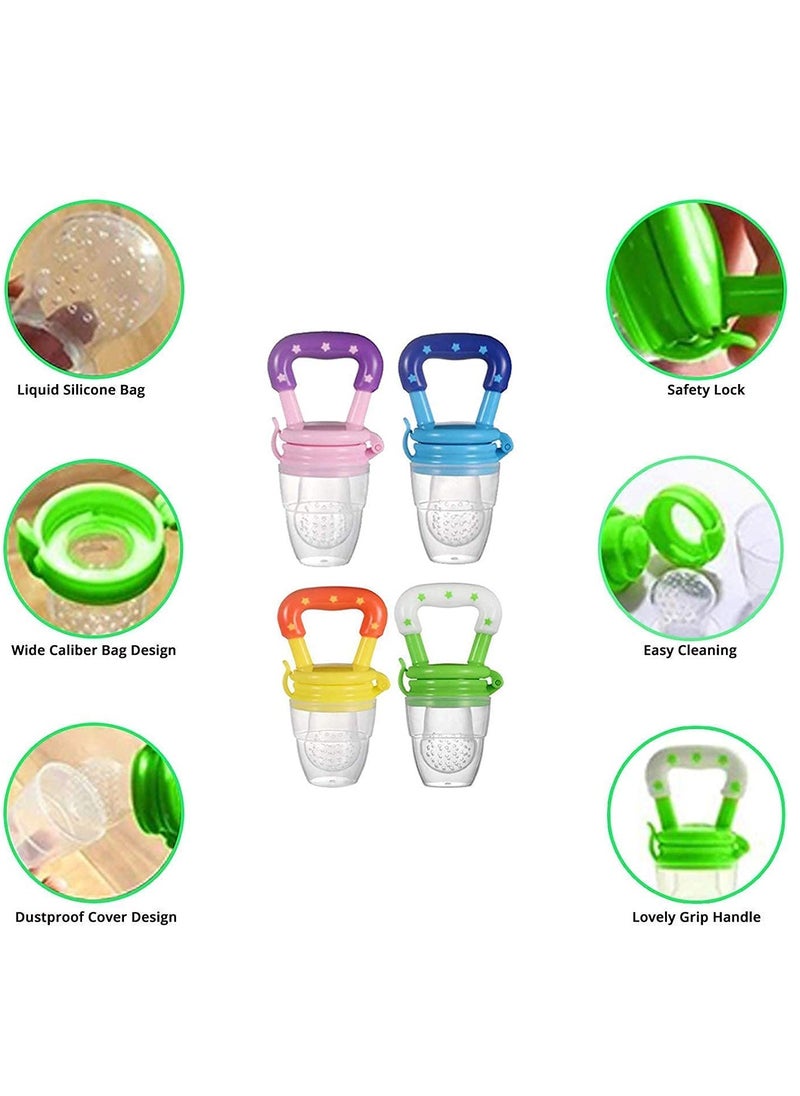 ORiTi - Baby Fruit Feeder Pacifier | Nibbler for Baby | Silicone Fruit and Juice Feeder - Image 1