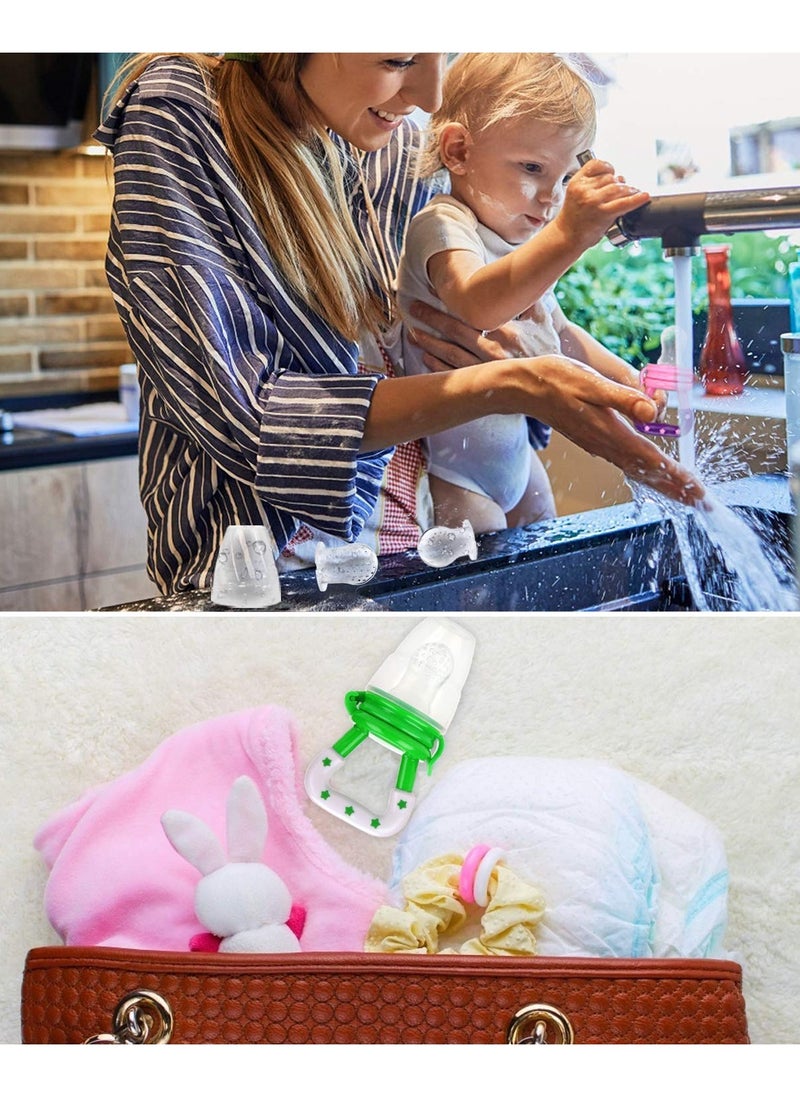 ORiTi - Baby Fruit Feeder Pacifier | Nibbler for Baby | Silicone Fruit and Juice Feeder - Image 1