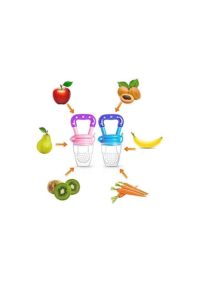 ORiTi - Baby Fruit Feeder Pacifier | Nibbler for Baby | Silicone Fruit and Juice Feeder - Image 1