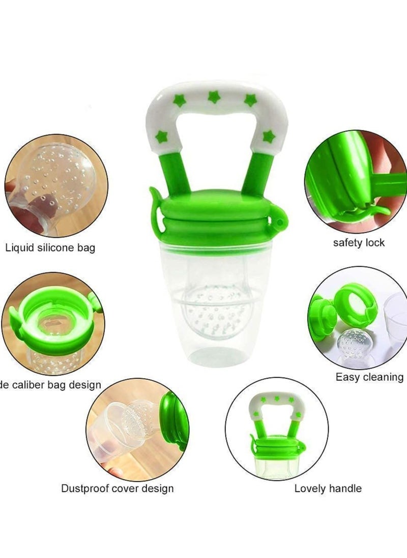 ORiTi - Baby Fruit Feeder Pacifier | Nibbler for Baby | Silicone Fruit and Juice Feeder - Image 1