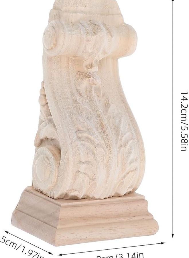 أقواس خشبية صلبة ديكورية قوسية رومانية جورجية الطراز دعامات سطح العمل - Image 3