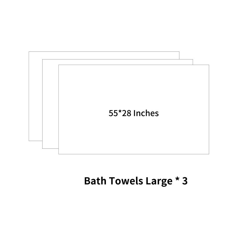 CinGiiCo Checkered Bath Towels Set of 3, 100% Cotton Bath Towels Large, 600GSM, 55 * 28 in, Luxury Shower Towels for Bathroom, Soft Absorbent Quick-Dryï¼ˆOrange+Dark Green+Pinkï¼‰ - Image 4