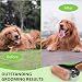 Staltwo Deshedding Dog Brush for Shedding - 2-in-1 Professional Undercoat Rake and Furminator for Dogs | Shedding Control for Long-Haired Dogs and Cats, Deshedding Tool, Knot Removal,Orange - Image 3