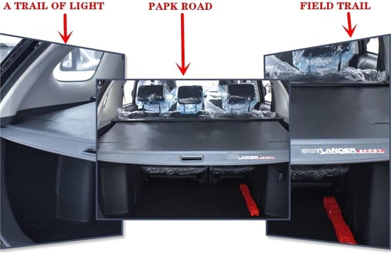 Vuzmode Trunk Partition Curtain for Mitsubishi Outlander 2013-2020 - Image 4