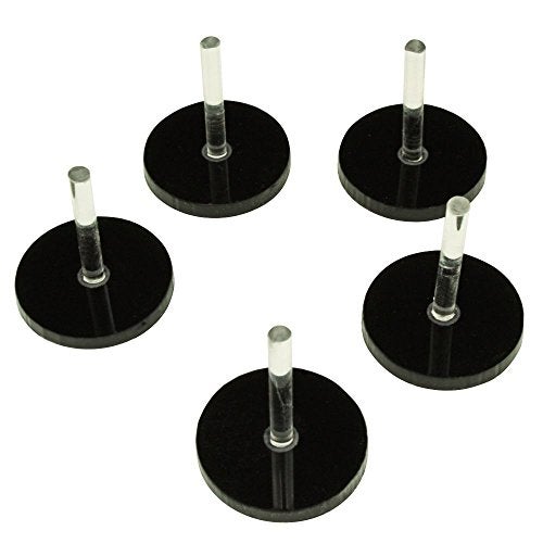 LITKO RPG Round Flight Stands | Role Playing Games | Compatible with Dungeons and Dragons | Compatible with Pathfinder | Circular Black Base (1-inch Medium) - Image 1