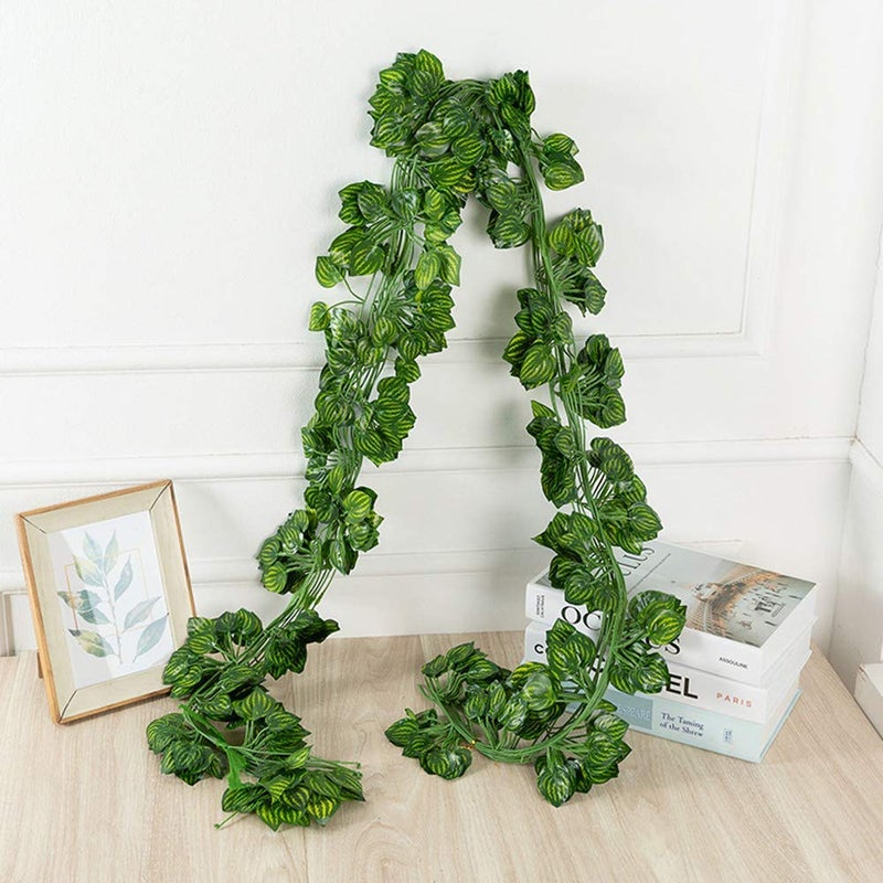 BS AMOR BS AMOR Artificial party banner and Garland Creeper Wall Hanging Special Occasion Decoration Home Decor Party Office Festival Theme Decorative Length 7 Feet Pack of Strings Variation 6 Strings