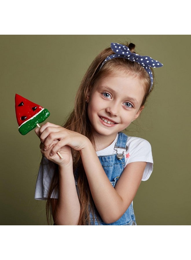 Jaciya رباط رأس باندانا مزين بقوس للنساء غير قابل للانزلاق موضة عقدة رفيعة مع قوس رأس أحمر بنقاط بيضاء رباط رأس للبنات آذان أرنب - Image 3