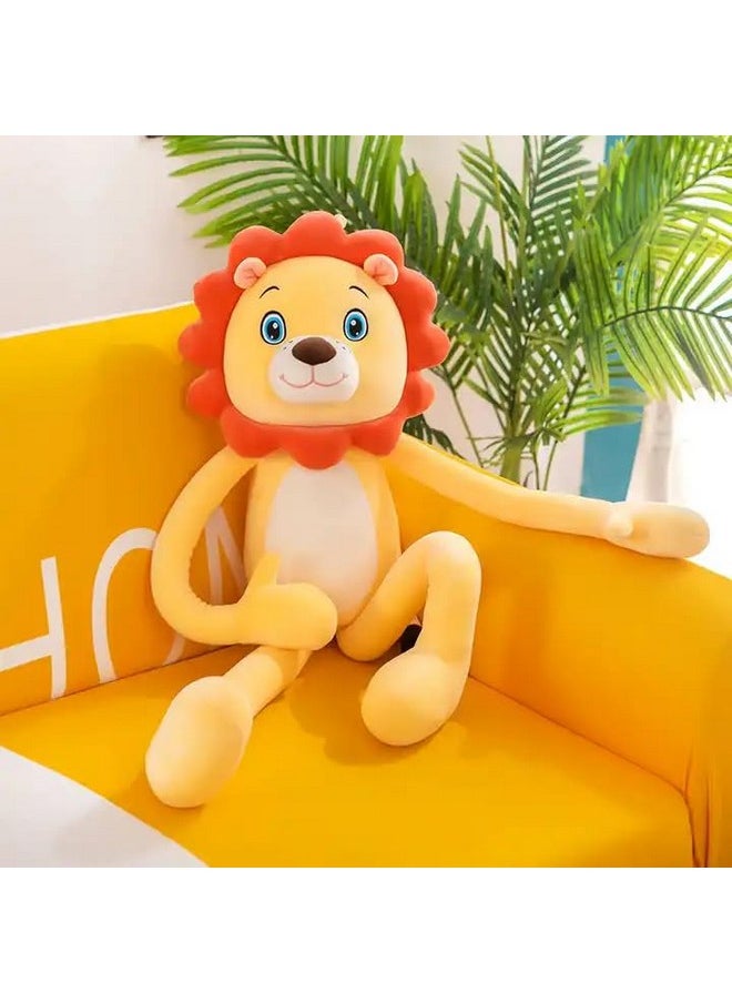 AVSHUB AVSHUB Adorable Small SoftToy for Girl,Kids & Children Playing Toys - Cute Lion Size 95 cm - (Yellow)  - Image 2