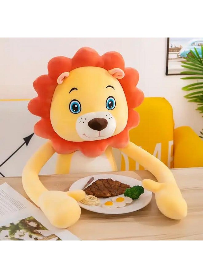 AVSHUB AVSHUB Adorable Small SoftToy for Girl,Kids & Children Playing Toys - Cute Lion Size 95 cm - (Yellow)  - Image 3