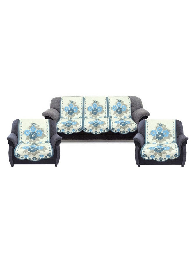 Kuber Industries 6 Piece Cotton 5 Seater Sofa Cover Set - Multicolour - Image 3