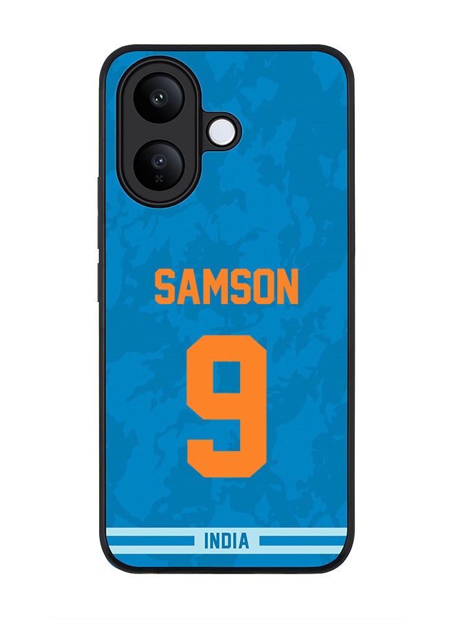 Stylizedd For vivo V60 Lite 5G / V60 Lite 4G Case,Slim fit Camera Protection, Shockproof Thin Phone cover  - India Sanju Samson, Jersey No 9 - Image 1