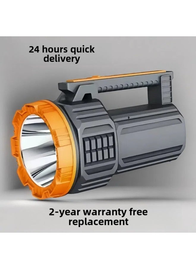 Generic - Kang Ming High-power Portable Lamp Led Searchlight Strong Long-range Security Patrol Emergency Flood Control Fire Flashlight-Color:Kangming 2899 Headlight - Image 1
