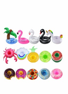 Inflatable Swimming Pool And Hot Tub Drink Floating Cup, (15 Pieces)