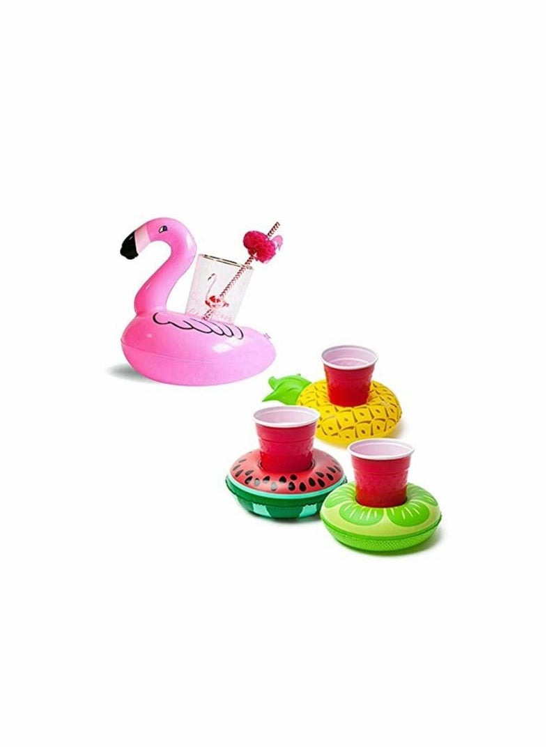 Excefore - Inflatable Swimming Pool And Hot Tub Drink Floating Cup, (15 Pieces) - Image 1