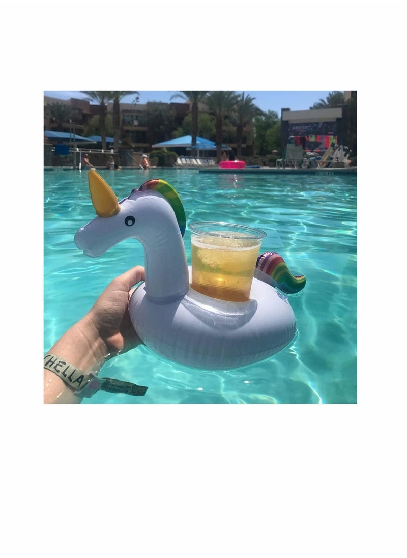 Excefore - Inflatable Swimming Pool And Hot Tub Drink Floating Cup, (15 Pieces) - Image 1