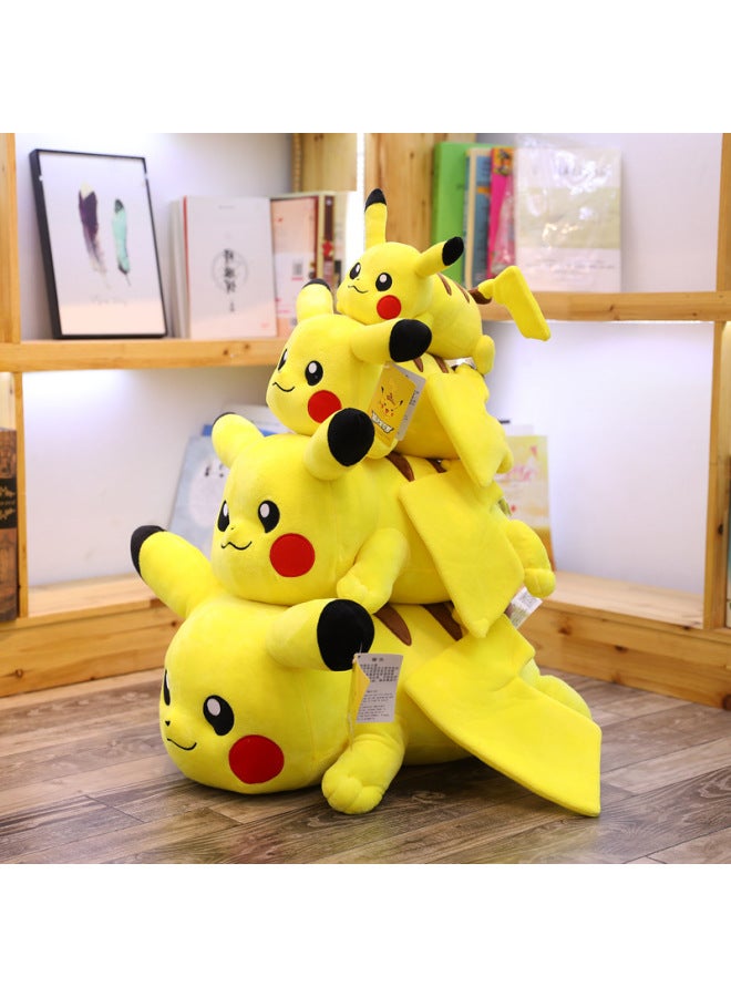 Pikachu Plush Toy Doll Pokemon Genny Turtle Small Fire Dragon Pillow Children's Birthday Gift Girls Soft Stuffed Animal Toy-Color:50cm Sitting Pikachu-Height:【Genuine Authorized Spirit Kebao Dream】】 - Image 3