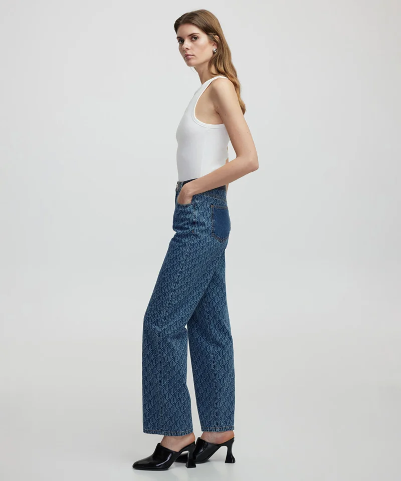 Ipekyol Monogram Printed Jeans