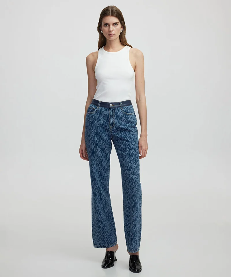 Ipekyol Monogram Printed Jeans