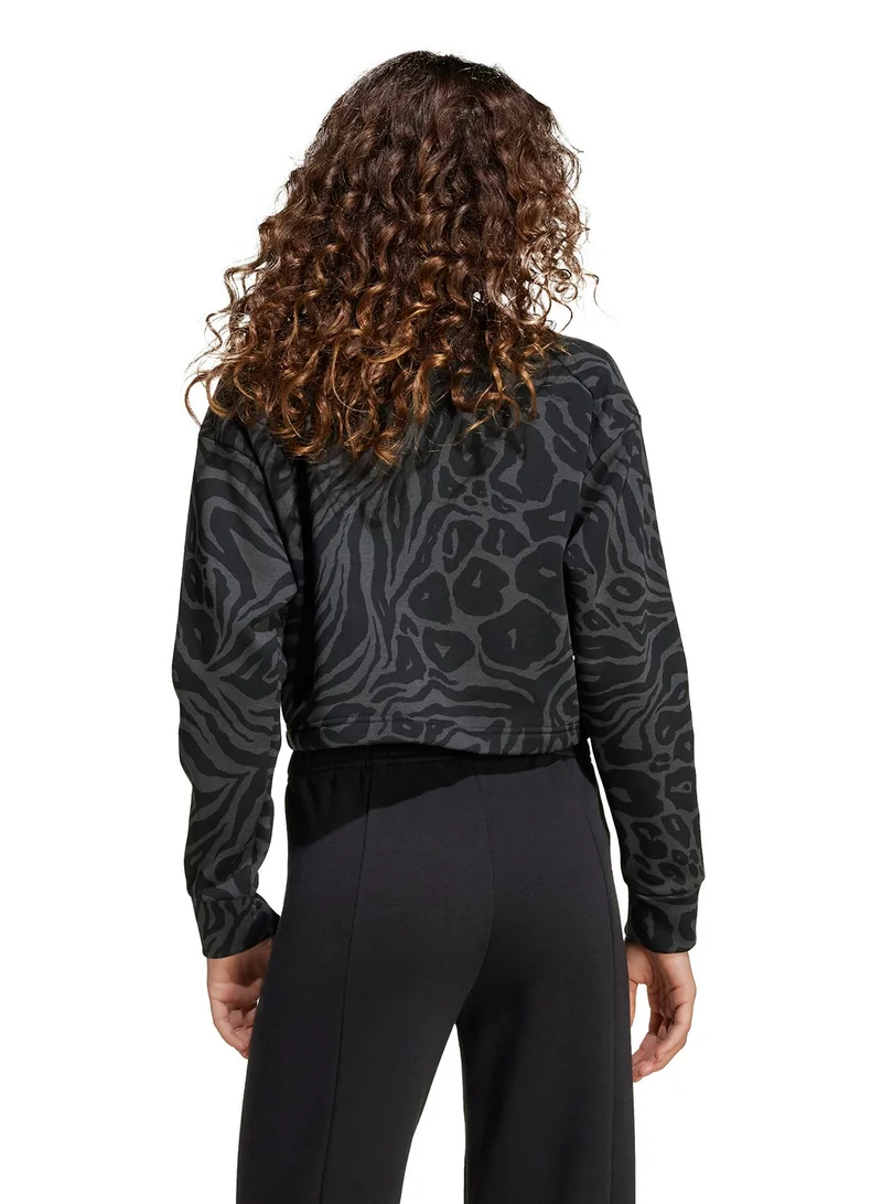Adidas adidas Jg Fi Aop Top Black Not Sports Specific Sweatshirts
