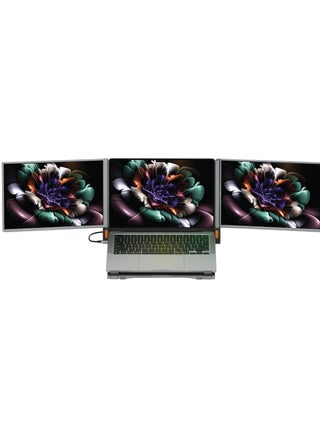 Grey - Dual Portable 14" Monitor