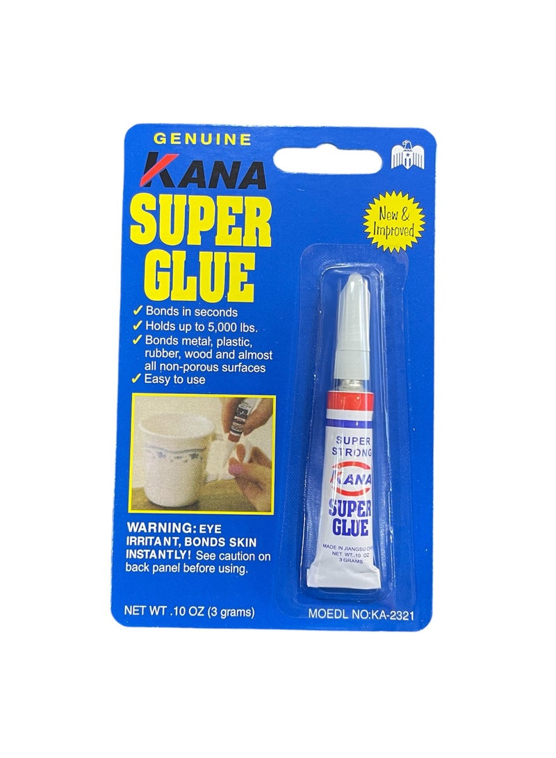 كانا غراء شفاف أصلي سوبر جلو 3 جرام - Image 1