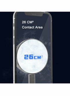 SYOSI Cell Phone Magnetic Cooler, Cell Phone Cooling Fun Portable Mobile Phone Radiator Cooling Fan, Gaming Semiconductor Cooling for iPhone iOS for Android and Tablet for ipad  - Image 4