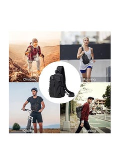 Crossbody Bag and Small Hand Shoulder Bag with Strap - Waterproof Chest Bag, for Travel, Outing and Sports, with USB charging, Black - pzsku/ZA641574BF731F88466E7Z/45/_/1724418328/5dfb5752-e7da-4d11-93d8-d66031a3072c