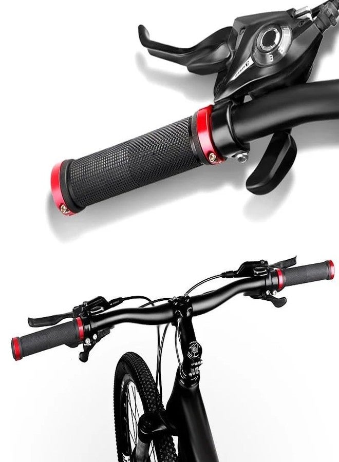 DCZ Cycling Lock-on Anti-Slip Bicycle Handle Grips (Red) - Image 5