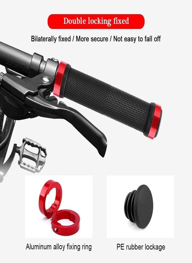 DCZ Cycling Lock-on Anti-Slip Bicycle Handle Grips (Red) - Image 3
