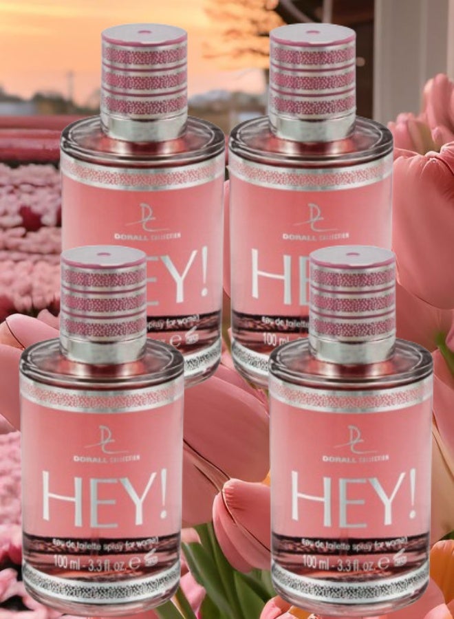 DORALL COLLECTION 4 Pieces Hey! Perfume 100ML - Image 1