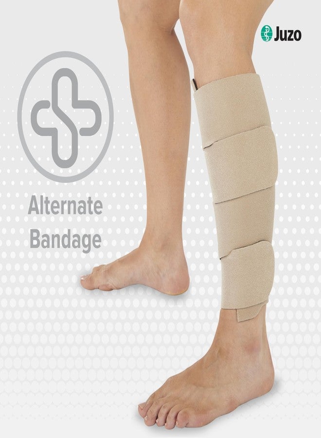 Juzo Reversible Versatile Support 30-60mmHg Calf Compression Wrap, Beige, XL Regular - Image 3