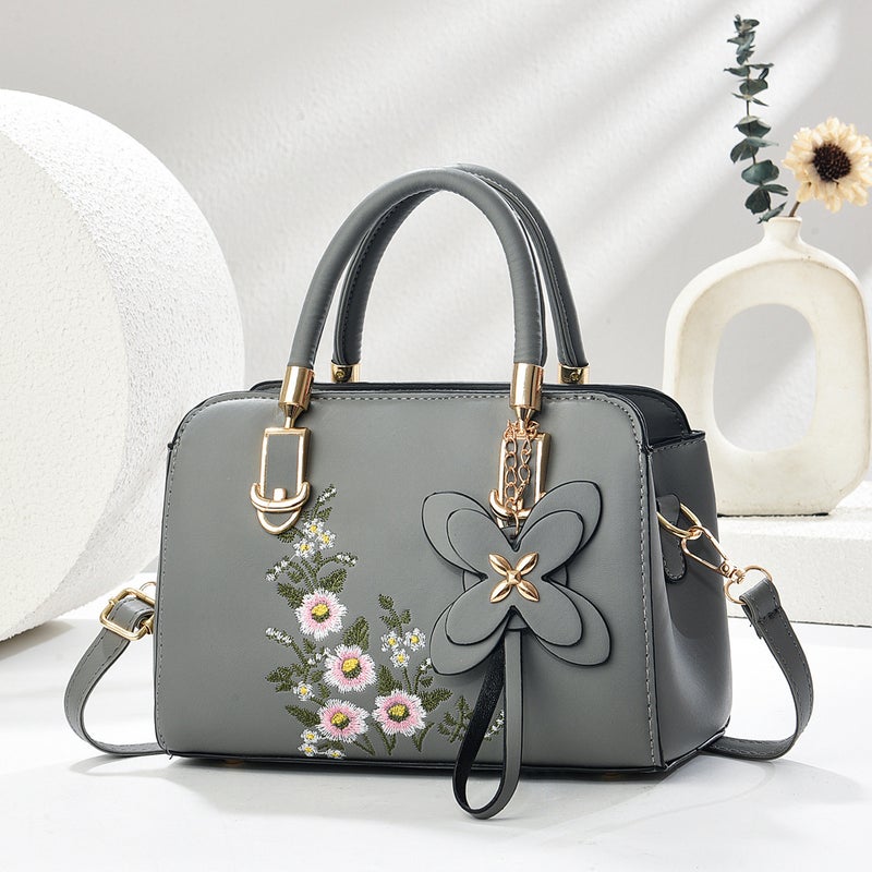 Handbag Bag Chinese Style Embroidered Mom Bag Elegant And Atmospheric One-Shoulder Crossbody Bag Clothing With Outer Size Bag - Image 2