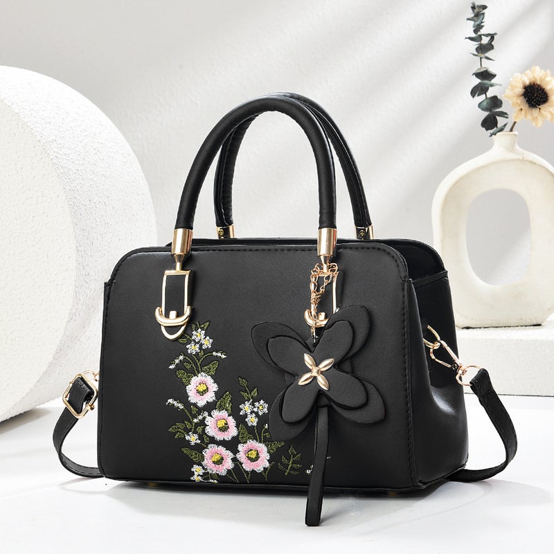 Handbag Bag Chinese Style Embroidered Mom Bag Elegant And Atmospheric One-Shoulder Crossbody Bag Clothing With Outer Size Bag - Image 4